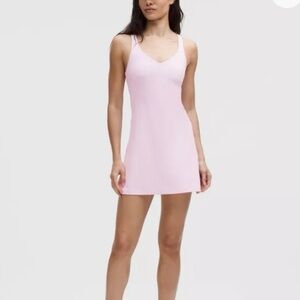 NWT Lululemon Align Dress - Size 8, Pink Organza